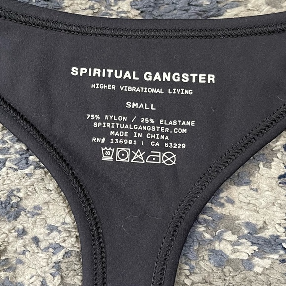 Spiritual Gagster Joni Black Tank Top Size S - Picture 11 of 11